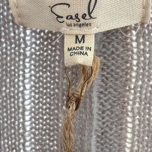 NWT Easel Anthropologie Multicolor Patchwork Cardigan - Picture 5 of 8